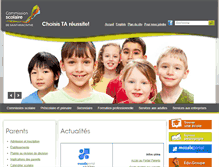 Tablet Screenshot of epsh.cssh.qc.ca