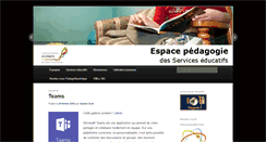 Desktop Screenshot of pedagogie.cssh.qc.ca